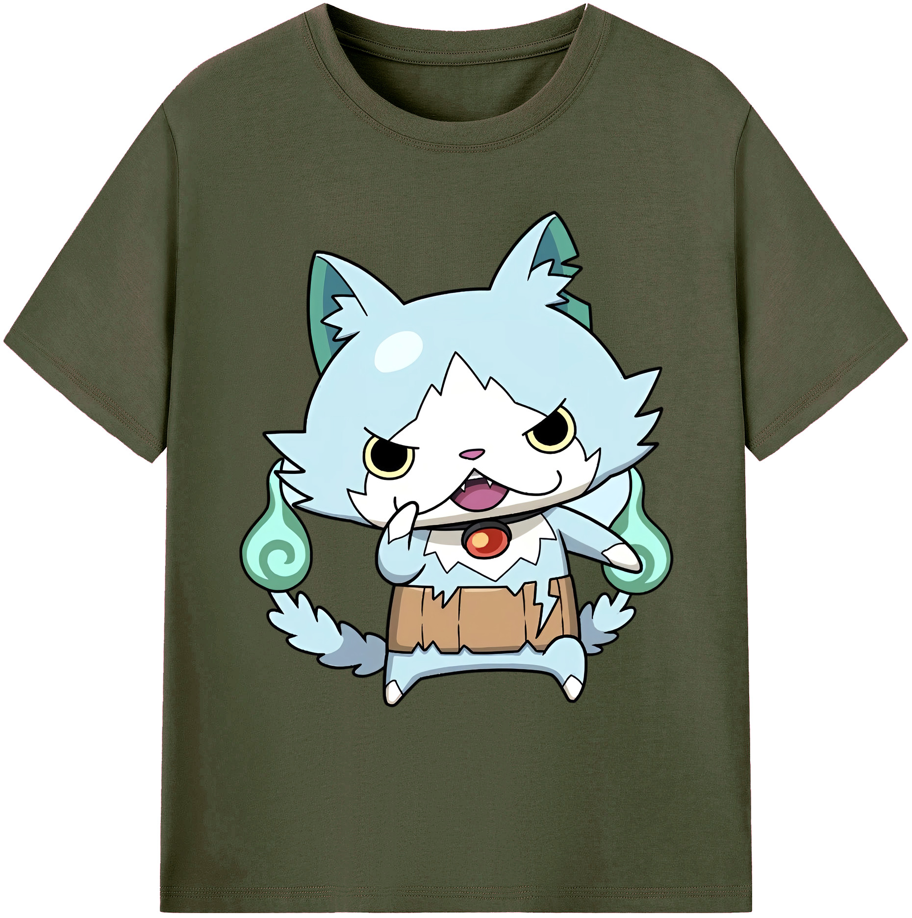 （画像用） 妖怪ウォッチ Yo-kai Watch 綿100％ メンズ半袖Tシャツ｜肌触りやわらか＆通気性